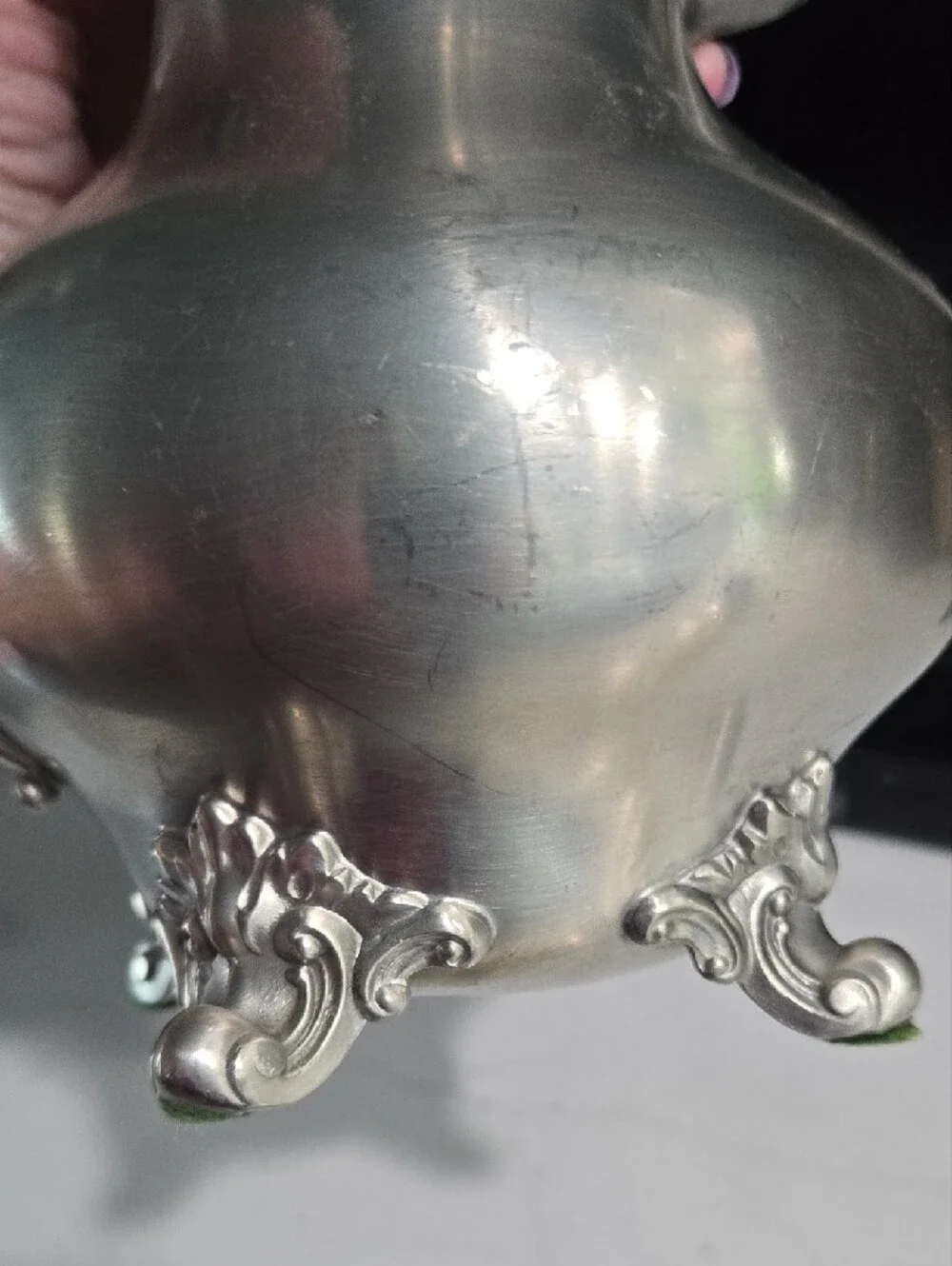 Reed & Barton Silver Pewter Regent Marked Serving Piece - Picture 6 of 7